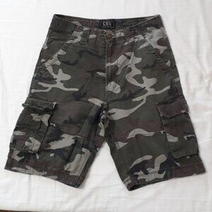 Champs Sports Gear Camo Cargo Shorts. Size 32